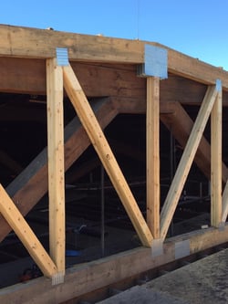 Modified roof truss